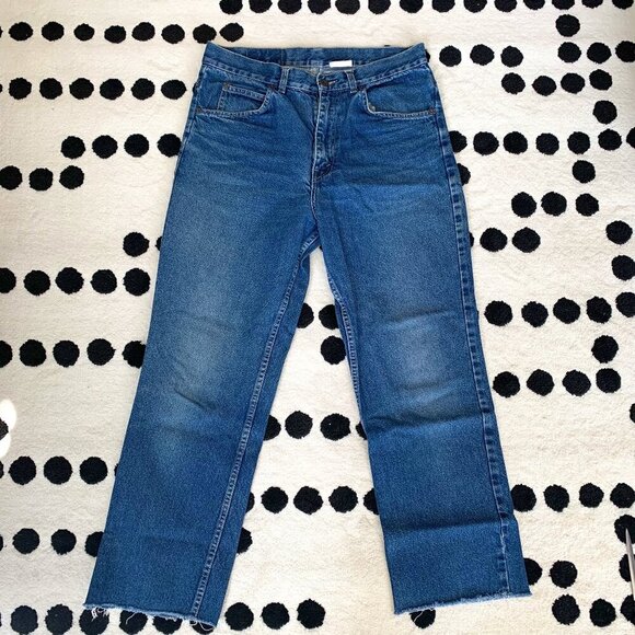 Levi’s Vintage Orange Tab Straight Leg Raw Hem Jeans - Picture 1 of 15